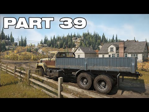 SnowRunner Gameplay Part 39 - Drowned Heavy Truck