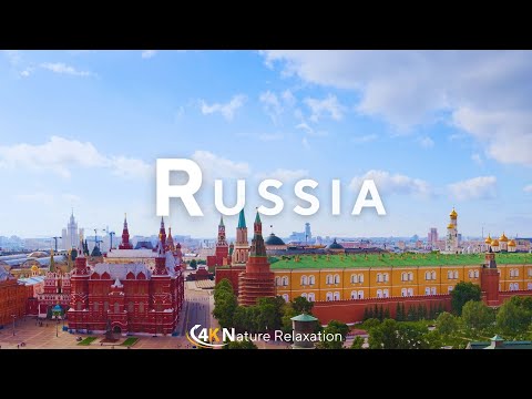 Russia's Winter Splendor Accompanied by Relaxing Music - 4K Ultra HD