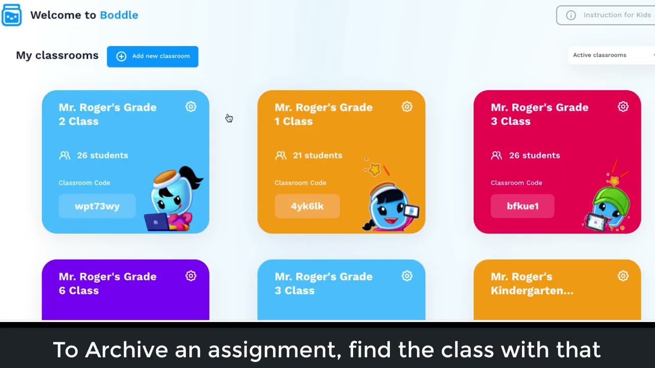Deleting and Archiving an Assignment