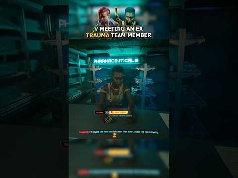 Ex Trauma Team Member Hiding in Dogtown #cyberpunk2077 #shorts