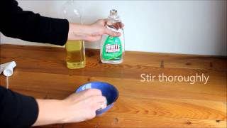 How to make Natural Wood Furniture Polish
