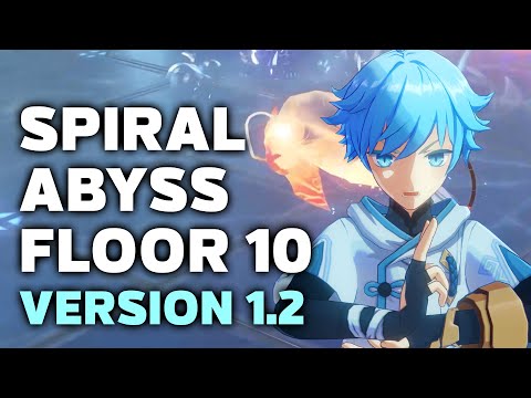 [AR55] 1.2 Spiral Abyss (Floor 10) FULL RUN! from a Chongyun Main (Genshin Impact)