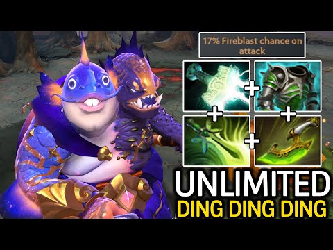 Ogre Magi Max Attack Speed – 17% Fireblast on Hit Madness Dota 2