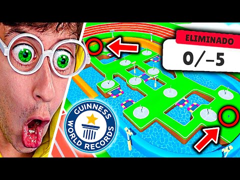24 HORAS en Mapa HACKEADO ⏰😈!! (Récord Mundial 🤑) - Stumble Guys TEKENDO