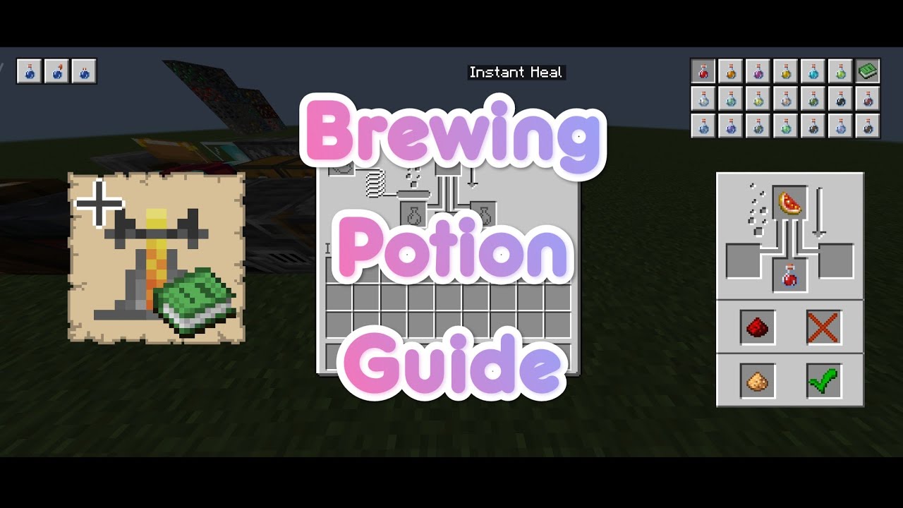 Brewing Potion Guide | Minecraft Bedrock PvP Texture Pack
