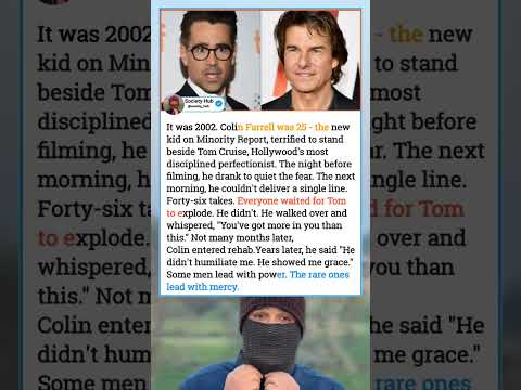 "When Tom Cruise Whispered 6 Words That Changed Colin Farrell's Life Forever"