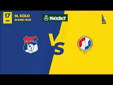 🔴 LIVE 🏀 Borac vs Zrinjski 1992 | 14. kolo | MAXBET Liga | ⏰ 18:00