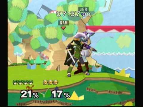 Sam (Marth) VS. Jer (Link)