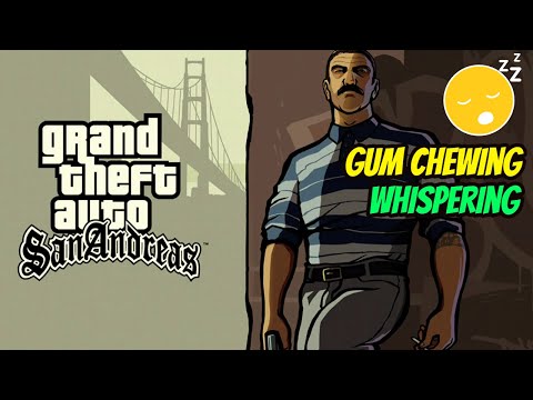 ASMR Gaming: GTA San Andreas | Gum Chewing & Whispering - Throwback Thursdays Ep 16