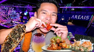 BEST Things I Ate At AREA 15 In LAS VEGAS!