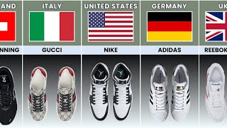 Shoes Brands & Their Most Famous Shoes From Different Countries