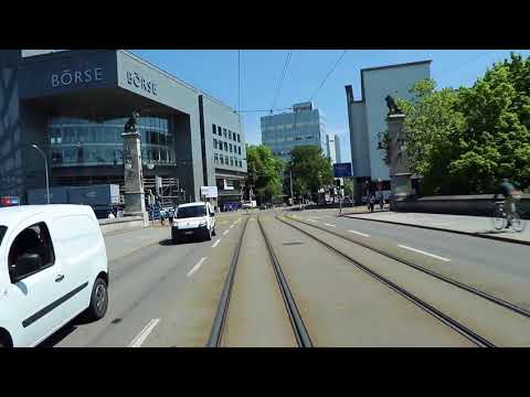 Zürich: Tram-Linie 8 Bürkliplatz - Escher-Wyss-Platz