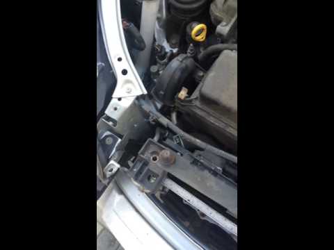 2012 Prius c front bumper and cooling fan dismantle