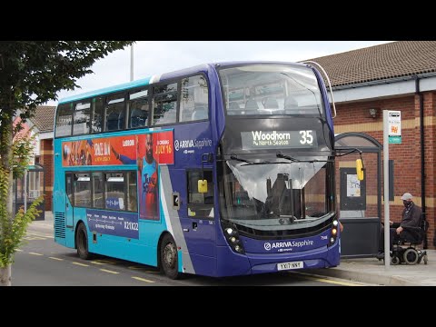 GoPro View: Arriva North East 7548 (YX17NNY) Alexander Dennis Enviro 400 MMC