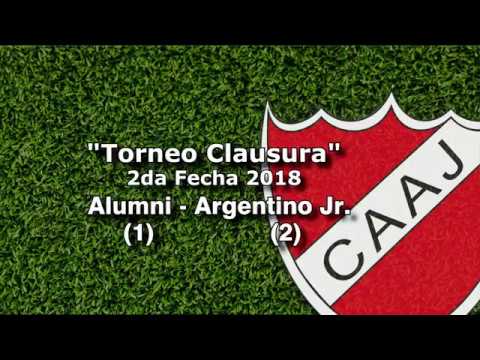 2da Fecha Torneo Clausura: Alumni 1 - Argentino Jr  1