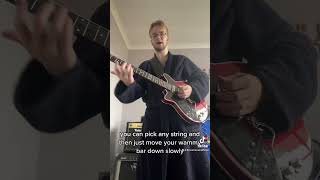 Dive Bomb Tutorial! #guitar #guitartutorial #floydrose #kahler #brianmay #guitartracks #tutorial