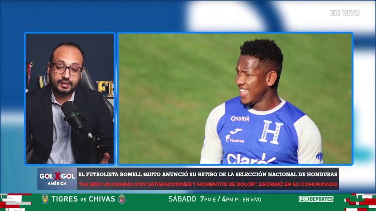 😲 ANUNCIA SU RETIRO | Romell Quioto no volverá a jugar con Honduras | GolXGol