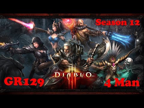 Diablo 3 - GR129 4 Man Clear Season 12