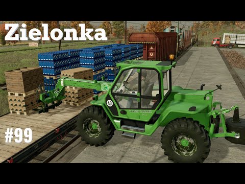 Do The Pallets Still Fly Off The Train Selling Point ? #99 | Zielonka | FS22 | FarmingSimulator22