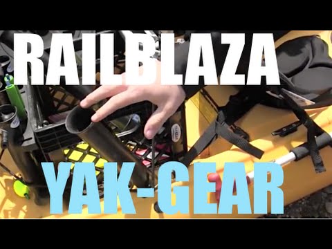 REVIEW- YAK-GEAR & RAILBLAZA  kayak fishing accessories