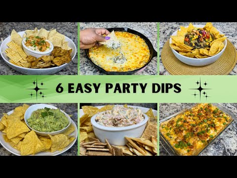 6 Crowd-Pleaser Dips for NYE & Game Day | Super Easy Appetizers