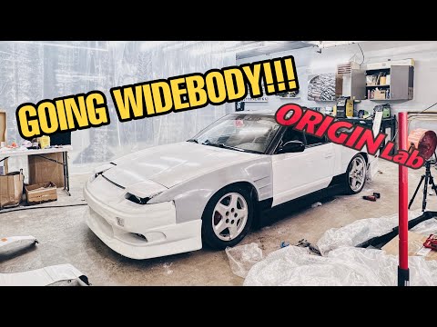 There's no going back now... Full WIDEBODY KIT for my 240sx!!!