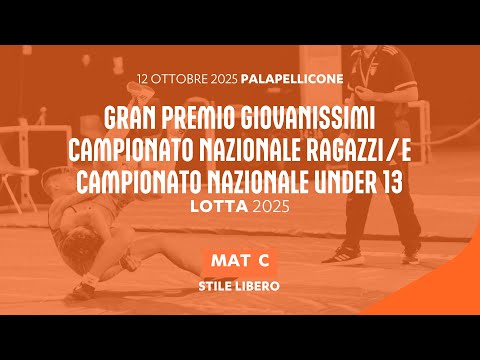 🤼‍♂️ Lotta 👉 GPG ➕ Campionato Nazionale Ragazzi/e ➕ U13 SL 2025 🔴 Mat C
