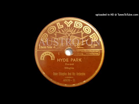 Duke Ellington: Hyde Park - Foxtrot (London 1933)