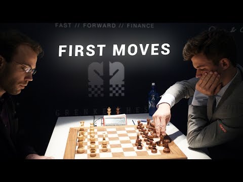 Meier vs Carlsen | First Moves | GRENKE Chess Classic 2019