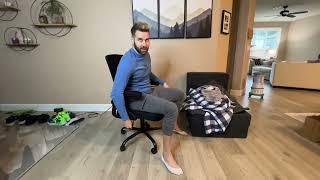 Ergonomic Office Chair, Desk Chair with Adjustable Lumbar Support, Breathable Mesh Comfy Computer
