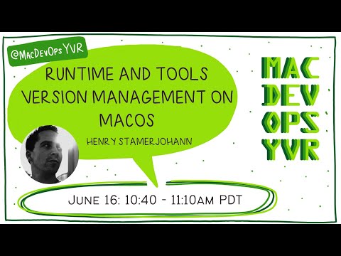 MDOYVR22 - Henry Stamerjohann - Runtime Tools Version Management