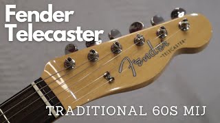 Video thumbnail for Best Fenders Ever - Fender Telecaster Traditional 60s Review - Made in Japan. by Guitar Palms