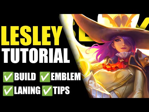 HOW TO PLAY LESLEY - Lesley's Legendary Skin "Angelic Agent" Mobile Legends: Bang Bang