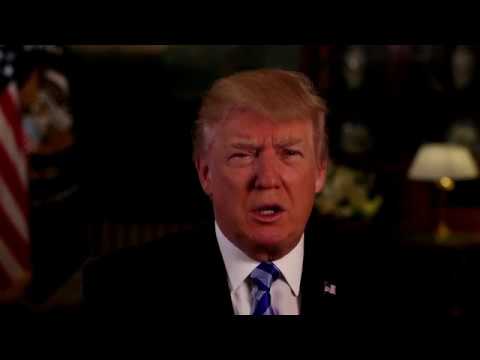 USA President Donald Trump Message of Hope Jews & Christians April 2017 Video