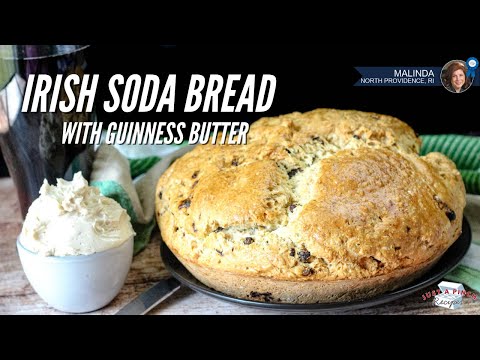 🍀🍀Irish Soda Bread And Guinness Butter Recipe🍀🍀