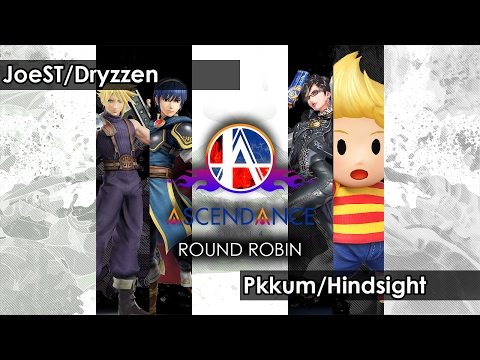 Smash 4: JoeST/Dryzzen V Pkkum/Hindsight - Ascendance 19 Tournament SSB4