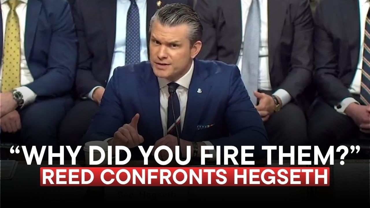 Video: Hegseth Defends Firings of Generals, Claims Success in Iran Strikes During Reed Exchange