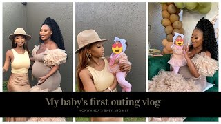 #VLOGTOBER My Baby's First Outing Vlog| Nokwanda's Baby Shower