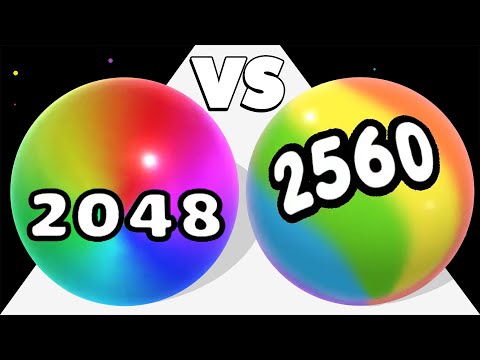 BALL MERGE 2048 /vs BALL MASTER ∞ ASMR Gameplay Android iOS ✦ Ball Run 2048 Merge Master Gameplay