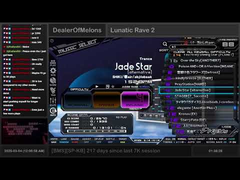 [BMS][SP-KB] 217 days since last 7K session