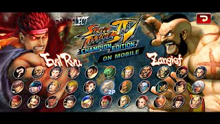 STREET FIGHTER 4: CHAMPION EDITION ON ANDROID | Open All Players