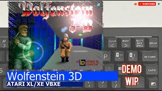 Atari XL/XE VBXE -=Wolfenstein 3D=- WIP demo