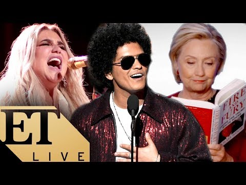 The BIGGEST Moments From the 2018 Grammys: Kesha, Bruno Mars, Kendrick Lamar, & Hillary Clinton