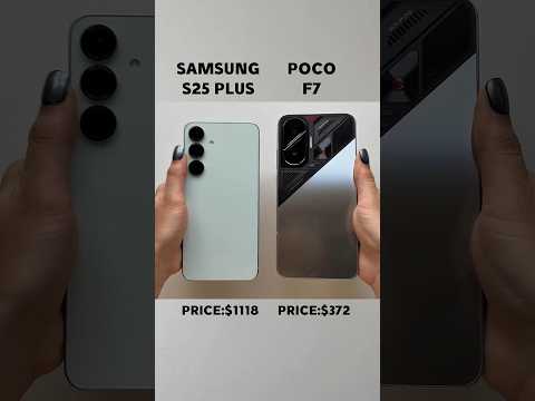 POCO F7 vs Samsung S25 Plus – Which One's Actually Faster? ⚡ #speedtest #phonecomparison