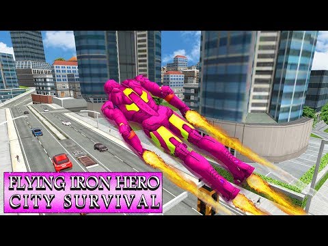 Flying Iron Hero City Survival