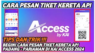 Download lagu CARA MEMESAN TIKET KERETA API PADANG PARIAMAN DI KAI ACCESS TERBARU 2024 mp3