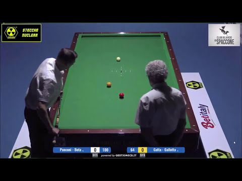 Gatta Gallotta vs Panconi Buta - Camp.Italiano Biliardo a Coppie Torino 2017 @TREDICALCIO