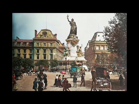 1890-1900-talets spektakulära Paris i färg / 59 sällsynta otroliga foton