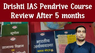 Drishti IAS Pendrive Course Review after 5 months / Honest Review / Price । Hindi medium
