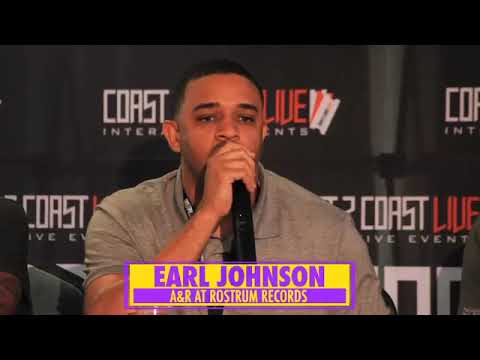 A&R Earl Johnson At The  Coast 2 Coast Music Conference 2016.